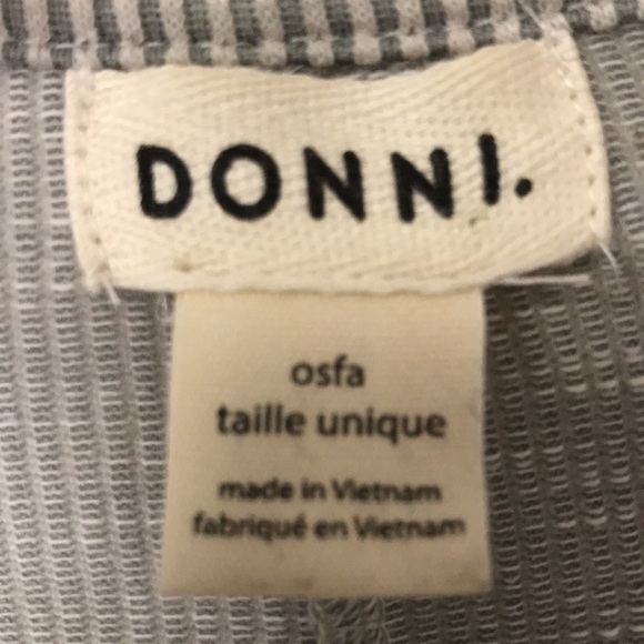 Donni Women’s Open Front Cardigan OSFA Oatmeal Color Front pockets EUC - Picture 5 of 11